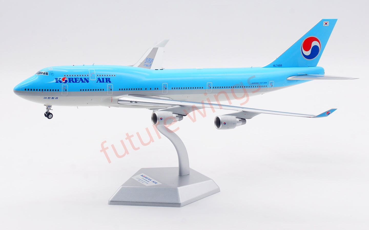 1:200 SQ Wings Korean Air B747-400 HL7488 Diecast Aircraft Model