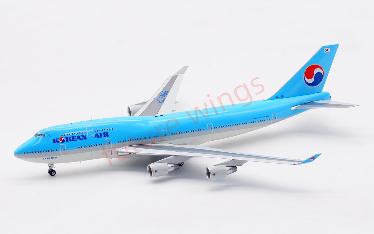 1:200 SQ Wings Korean Air B747-400 HL7488 Diecast Aircraft Model