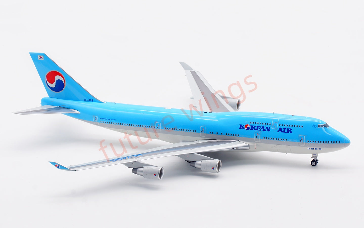 1:200 SQ Wings Korean Air B747-400 HL7488 Diecast Aircraft Model
