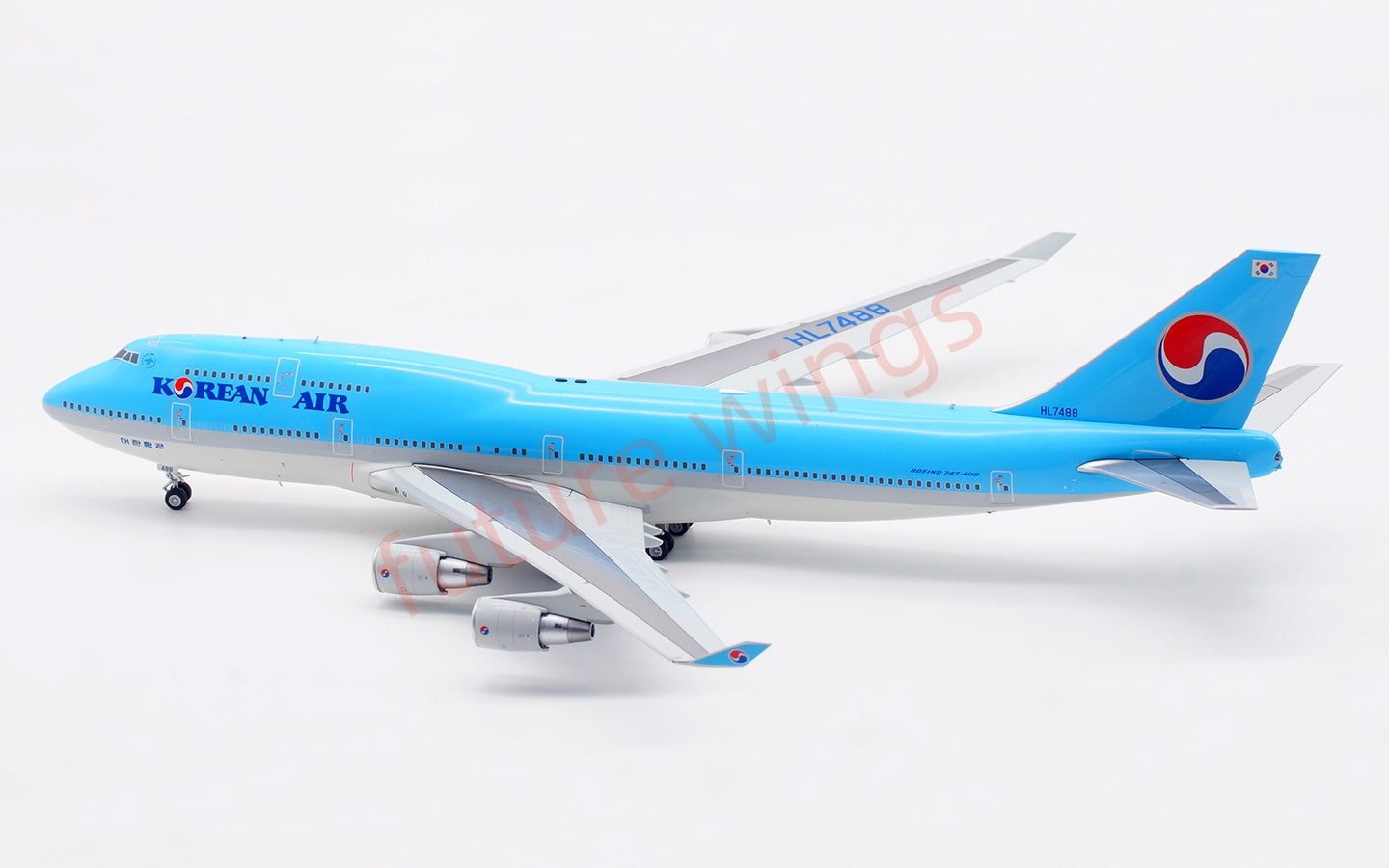 1:200 SQ Wings Korean Air B747-400 HL7488 Diecast Aircraft Model