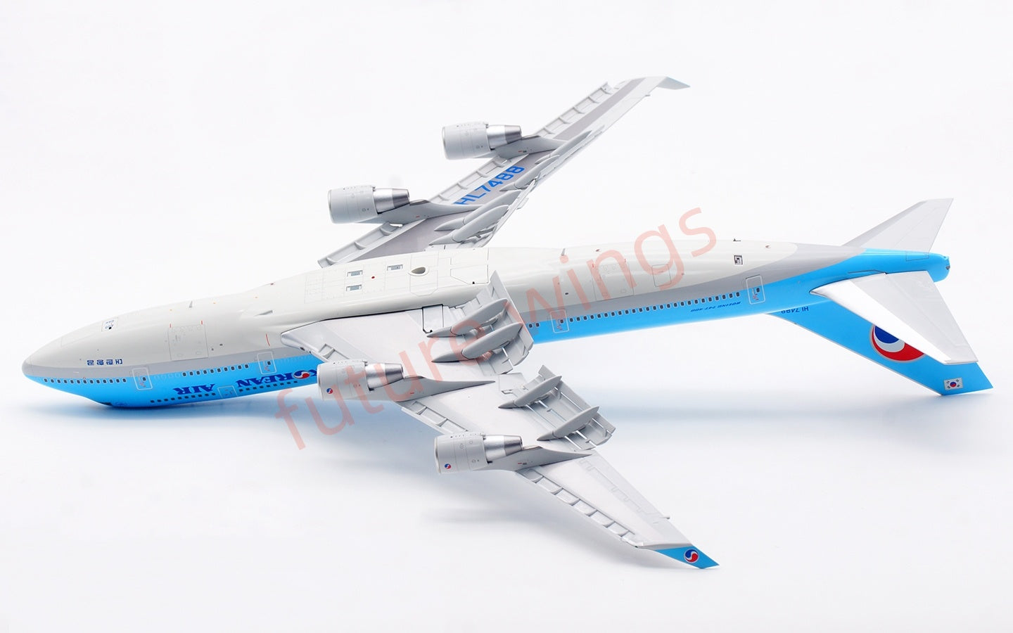 1:200 SQ Wings Korean Air B747-400 HL7488 Diecast Aircraft Model