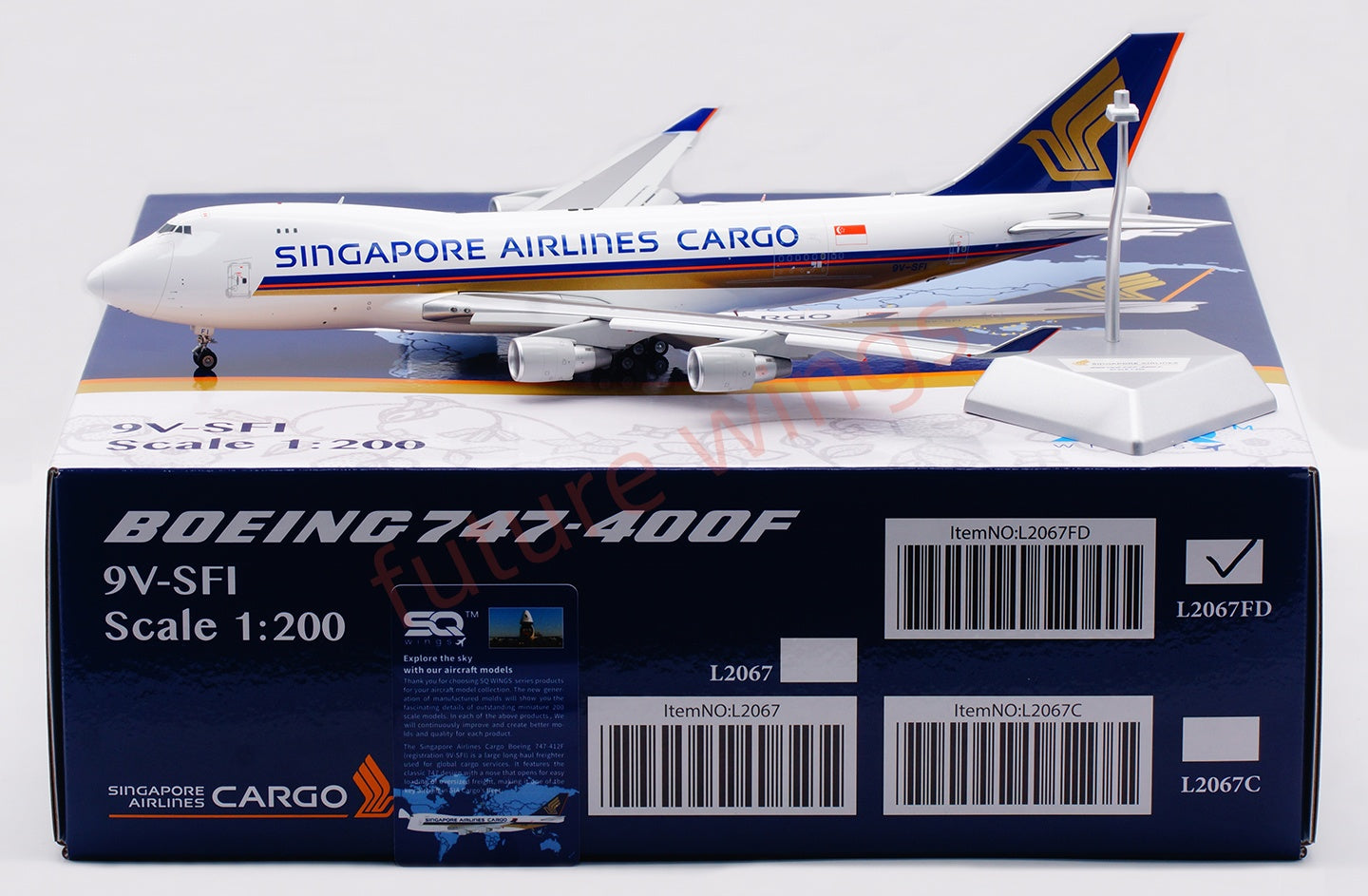 SQ Wings 1:200 シンガポール航空 B747-400F 9V-SFI SQ Wings 1:200 シンガポール航空 B747-400 9V-SPK - メルカリ