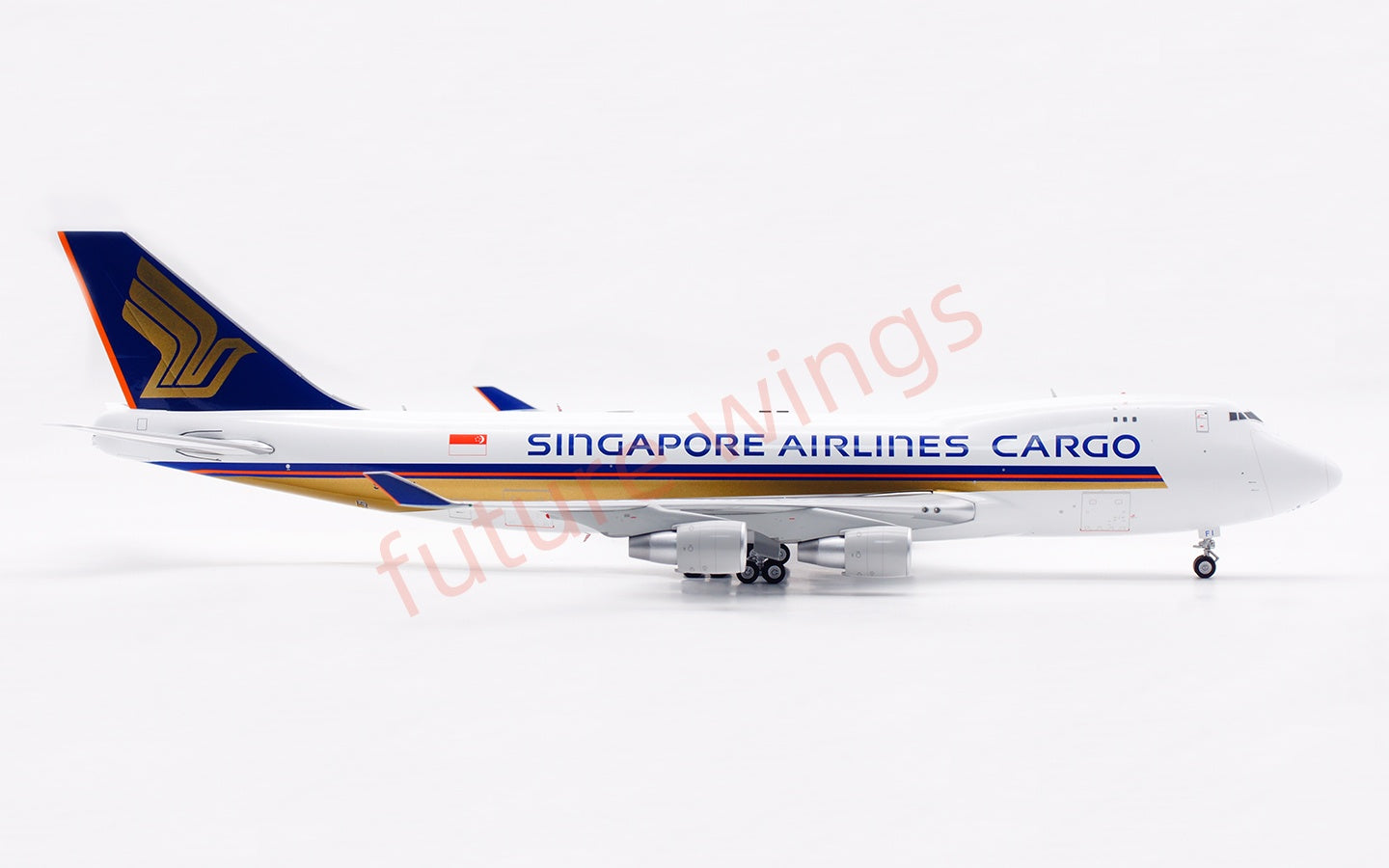 1:200 SQ Wings  Singapore Airlines Cargo B747-400F 9V-SFI Diecast Aircraft Model