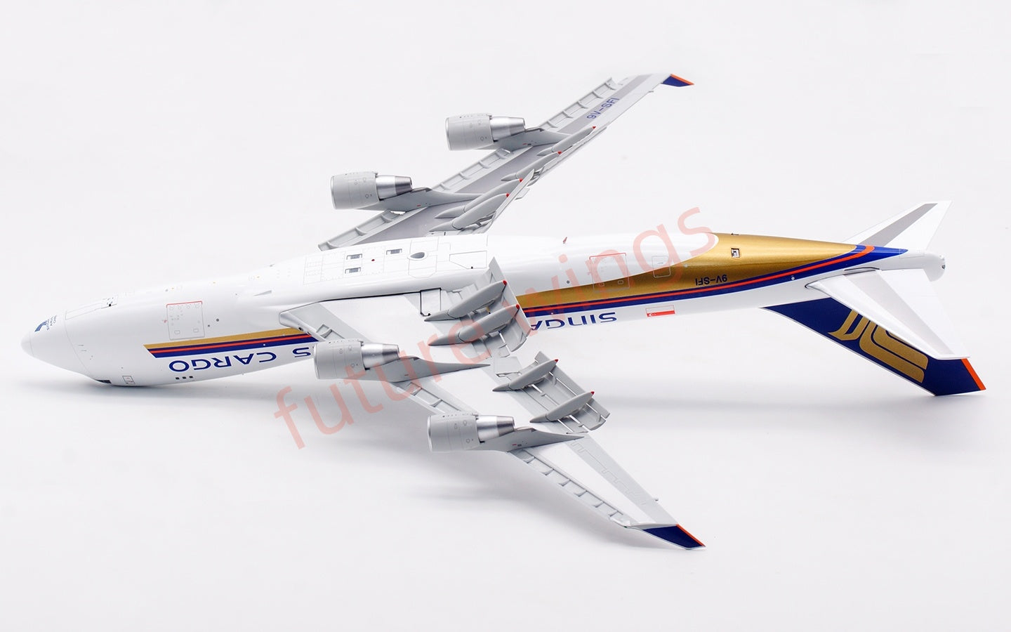 1:200 SQ Wings  Singapore Airlines Cargo B747-400F 9V-SFI Diecast Aircraft Model