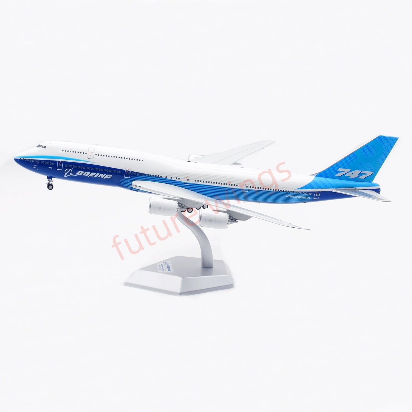 1:200 SQ Wings Boeing House Color  B747-8 Diecast Aircraft Model