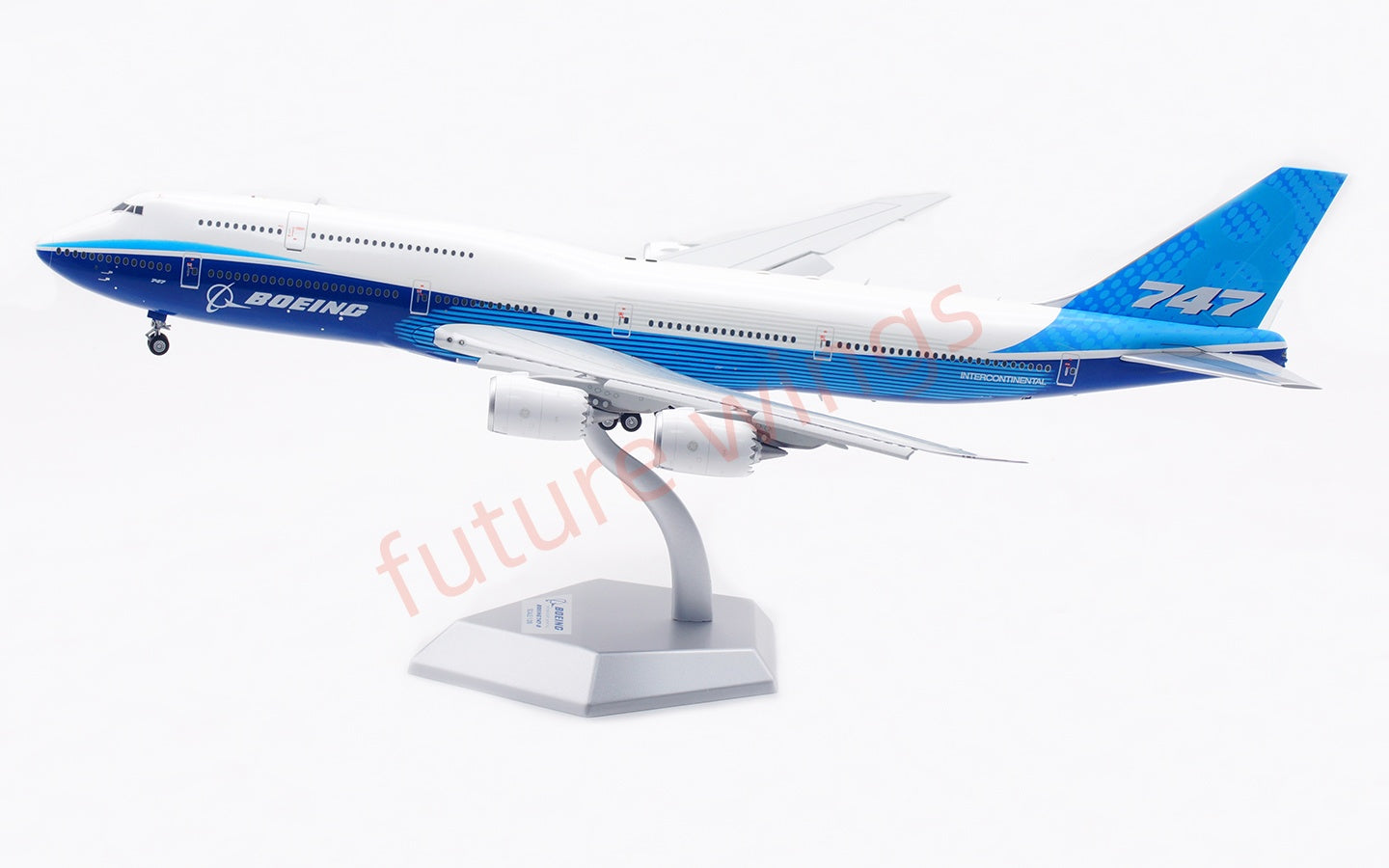 1:200 SQ Wings Boeing House Color  B747-8 Diecast Aircraft Model