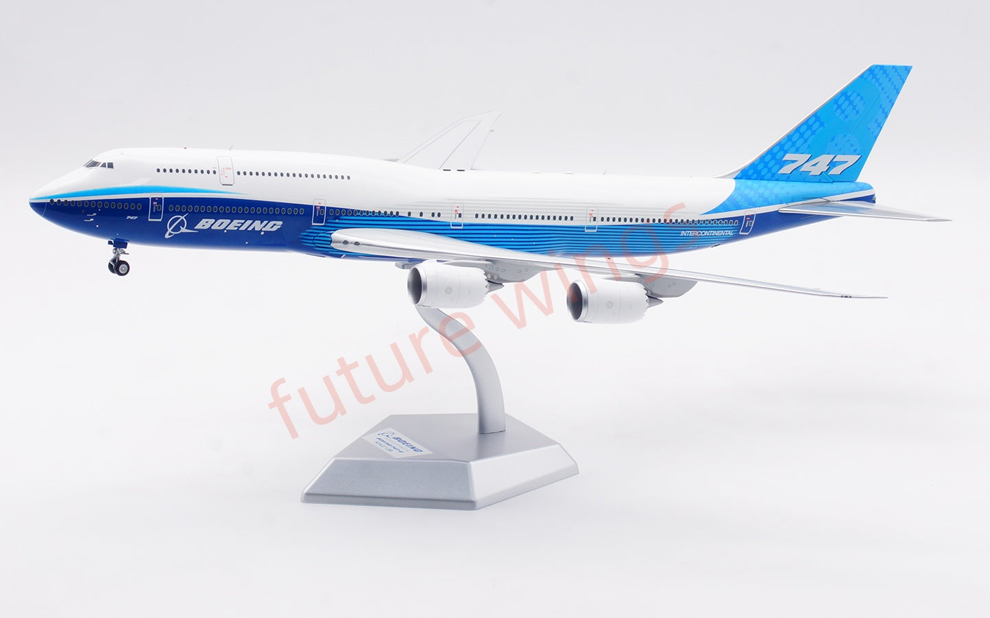 1:200 SQ Wings Boeing House Color  B747-8 Diecast Aircraft Model