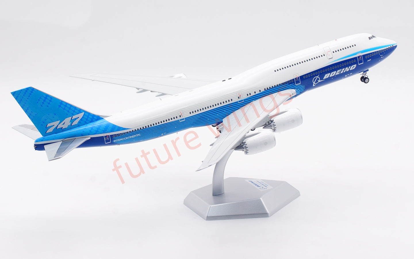 1:200 SQ Wings Boeing House Color  B747-8 Diecast Aircraft Model