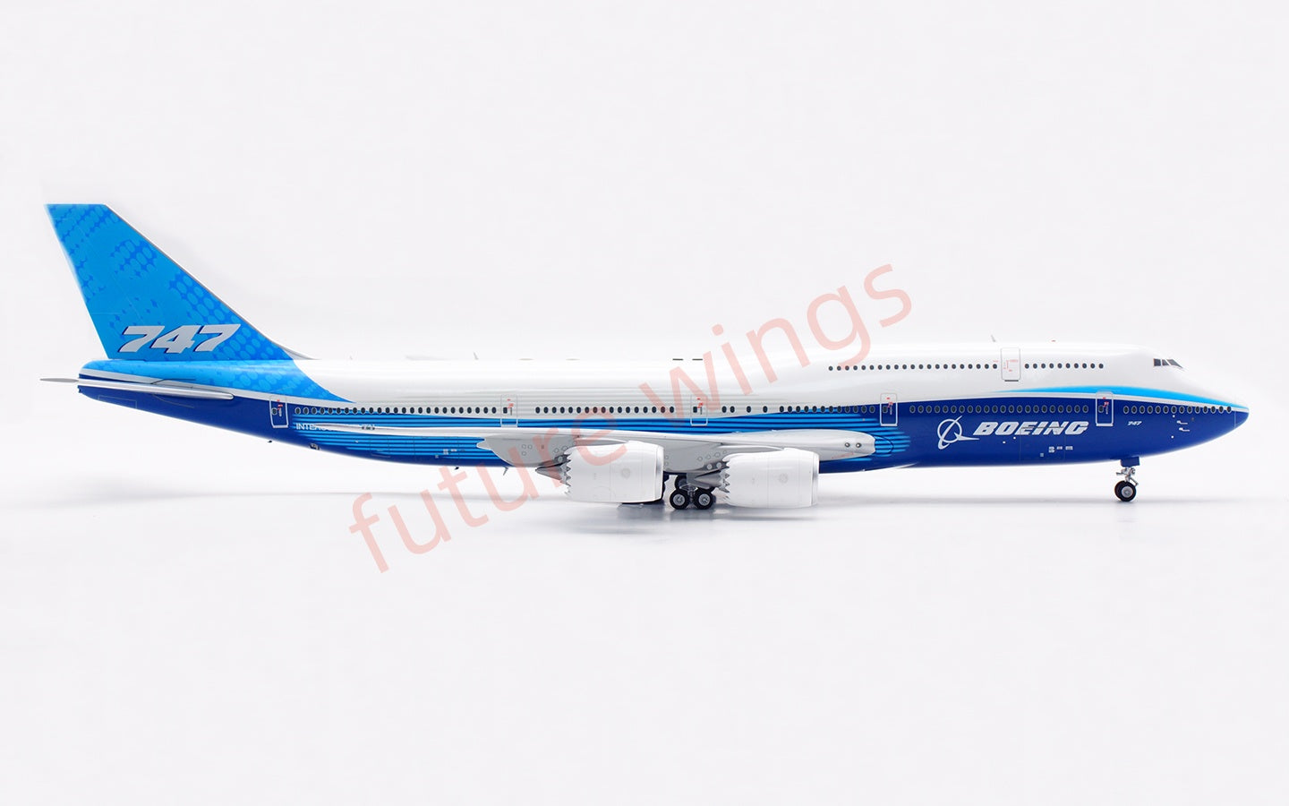1:200 SQ Wings Boeing House Color  B747-8 Diecast Aircraft Model