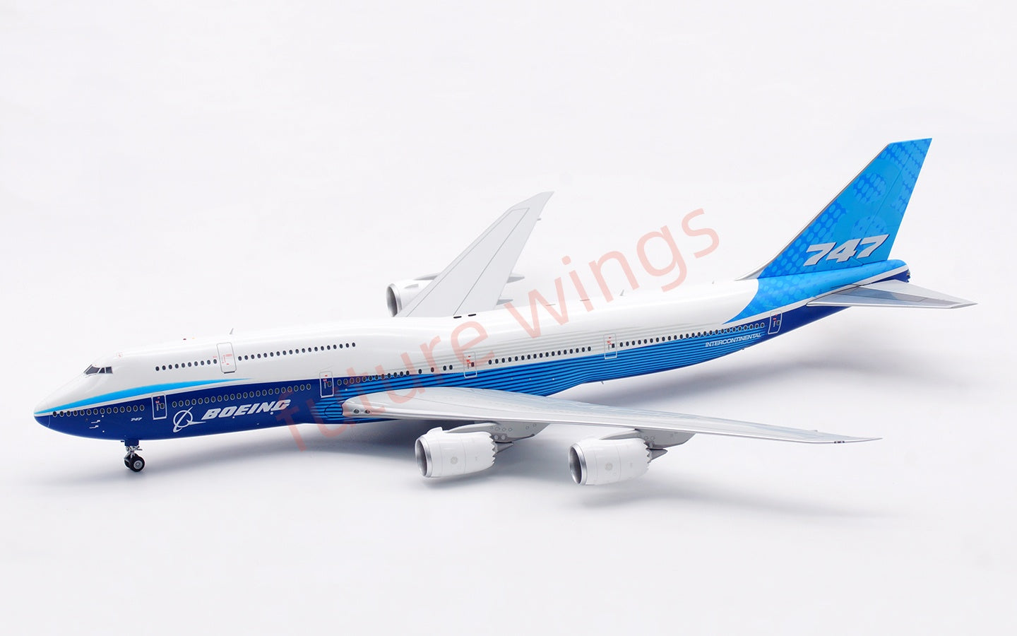 1:200 SQ Wings Boeing House Color  B747-8 Diecast Aircraft Model