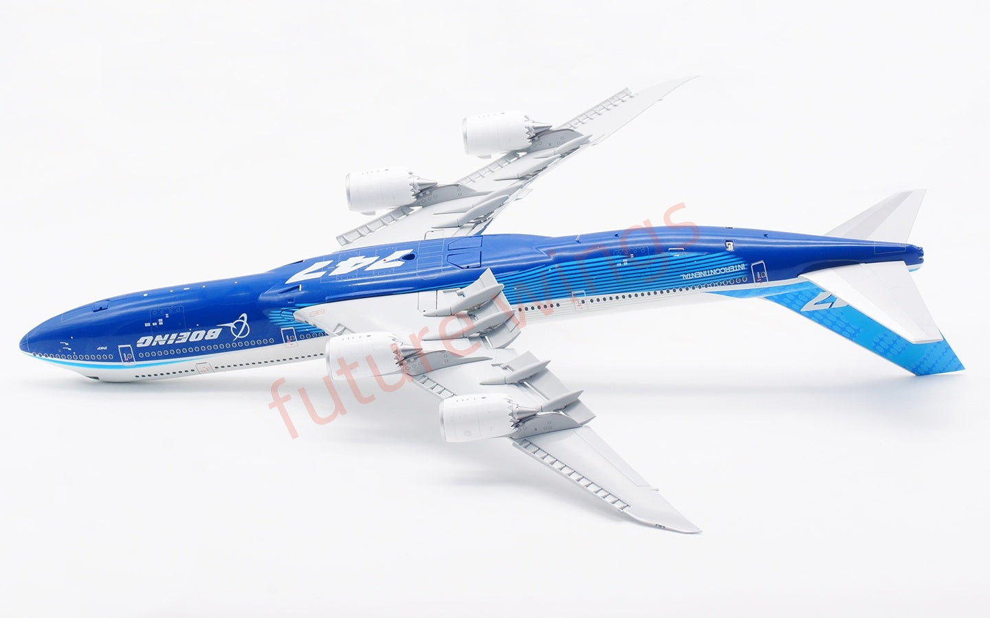 1:200 SQ Wings Boeing House Color  B747-8 Diecast Aircraft Model