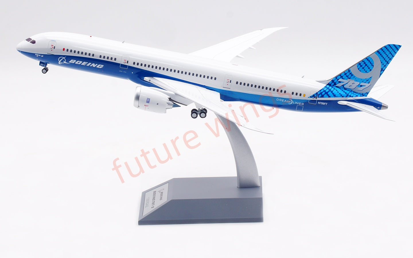 1:200 InFlight200 Boeing House Color B787-9 N789FT Diecast Aircraft Model