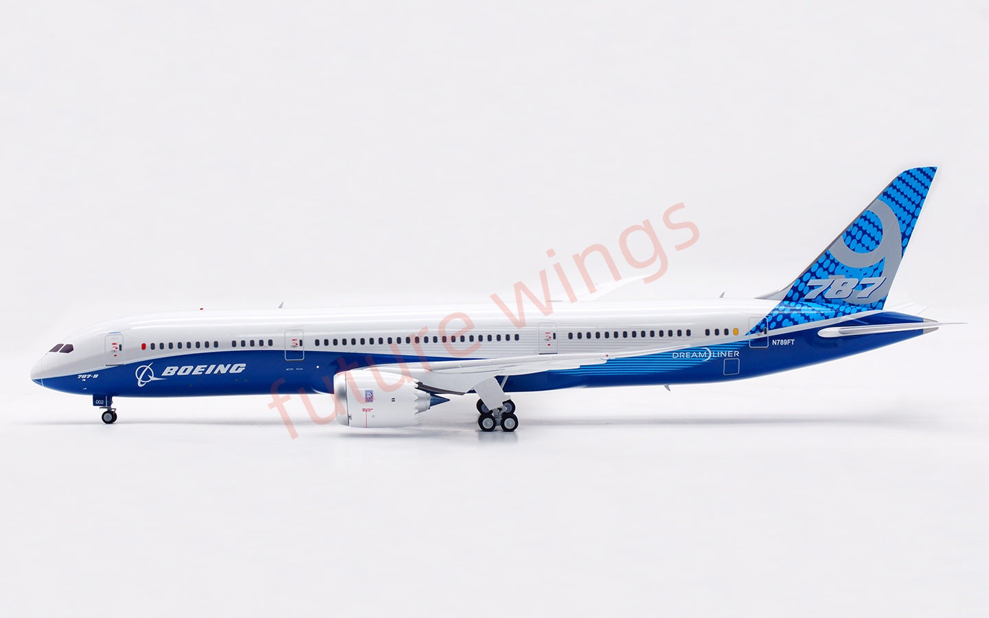 1:200 InFlight200 Boeing House Color B787-9 N789FT Diecast Aircraft Model