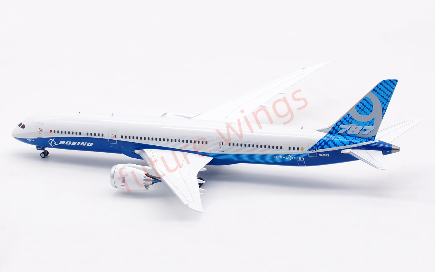 1:200 InFlight200 Boeing House Color B787-9 N789FT Diecast Aircraft Model