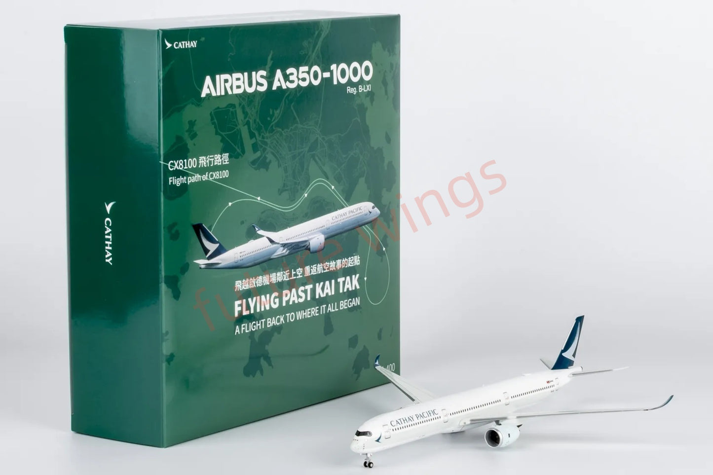 1:400 NG Models NG57021 Cathay Pacific A350-1000 B-LXI Aircraft Model+Free Tractor