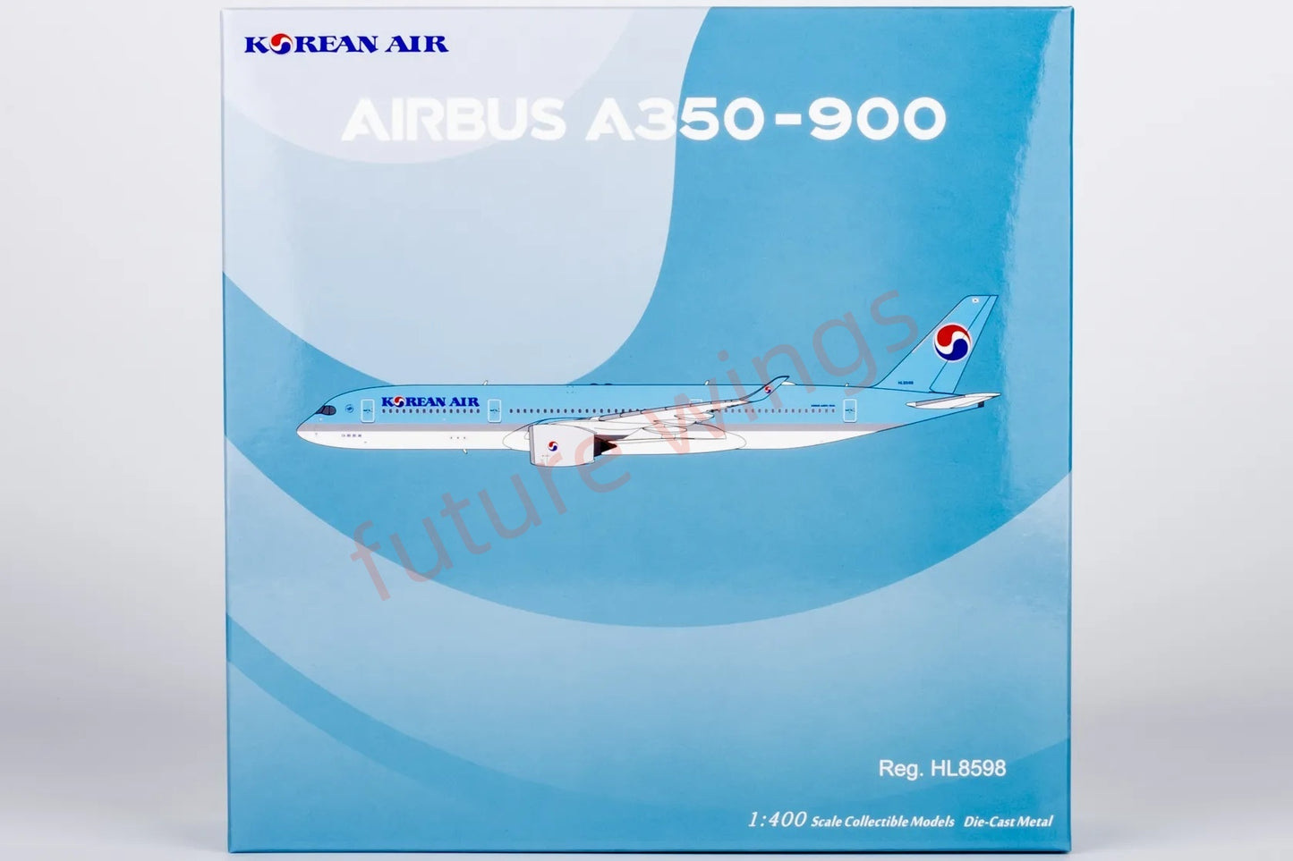 1:400 NG Models NG39102 Korean Air A350-900 HL8598 Aircraft Model+Free Tractor