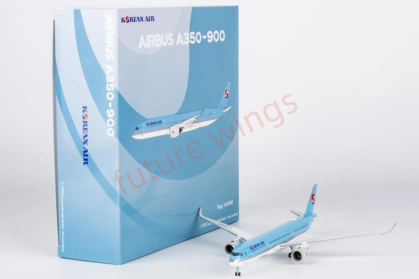 1:400 NG Models NG39102 Korean Air A350-900 HL8598 Aircraft Model+Free Tractor