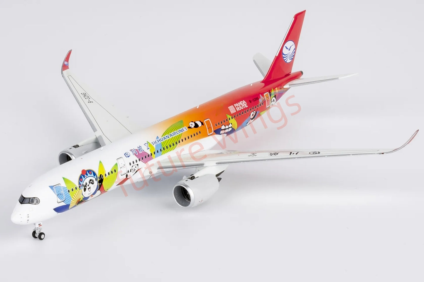 1:400 NG Models NG39105 SiChuan Airlines A350-900 B-32HG Aircraft Model+Free Tractor
