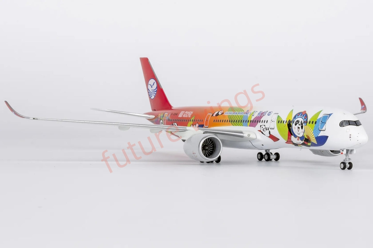 1:400 NG Models NG39105 SiChuan Airlines A350-900 B-32HG Aircraft Model+Free Tractor