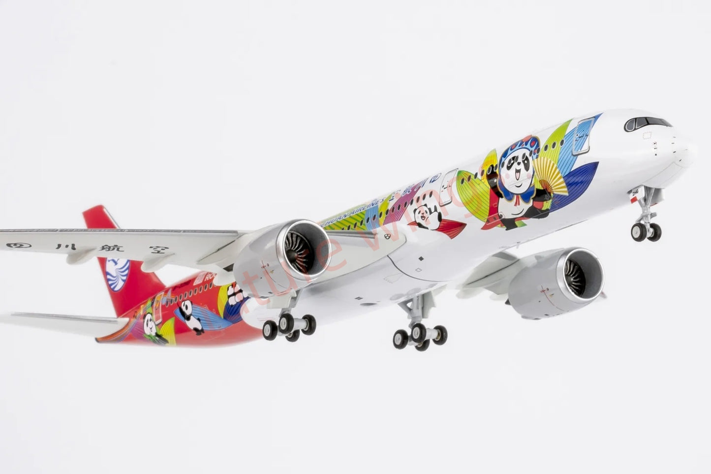 1:400 NG Models NG39104 SiChuan Airlines A350-900 B-32HG "Luxury Package"Aircraft Model+Free Tractor