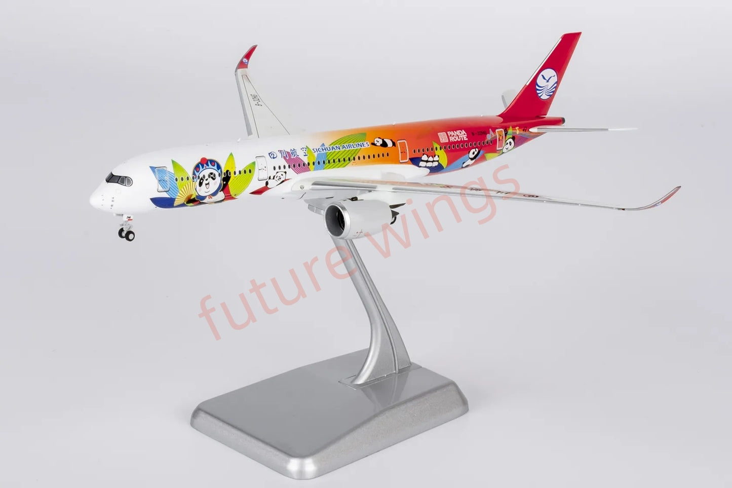 1:400 NG Models NG39104 SiChuan Airlines A350-900 B-32HG "Luxury Package"Aircraft Model+Free Tractor