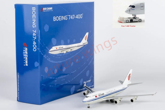 1:400 NG Models NG04003 Air China B747-400 B-2447 Aircraft Model+Free Tractor