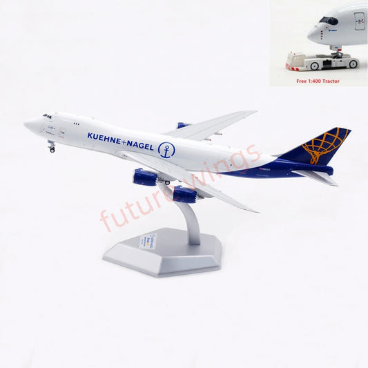 1:400 HX Models Atlas Air B747-8F N862GT Aircraft Model Free Tractor +Stand