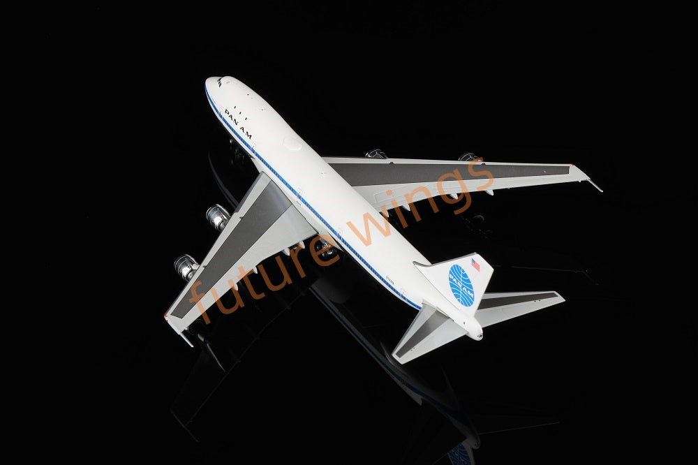 1:400 HX Models Pan AM B747-100 N747PA N735PA N732PA N733PA Aircraft Model With Stand+Free Tractor