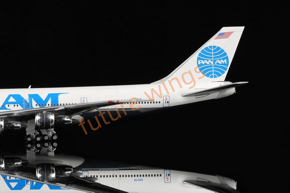 1:400 HX Models Pan AM B747-100 N747PA N735PA N732PA N733PA Aircraft Model With Stand+Free Tractor