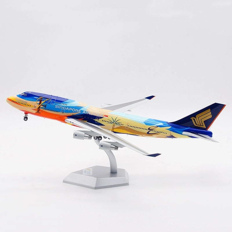 1:200 SQ Wings Singapore Airlines B747-400 9V-SPL Diecast Aircraft Model
