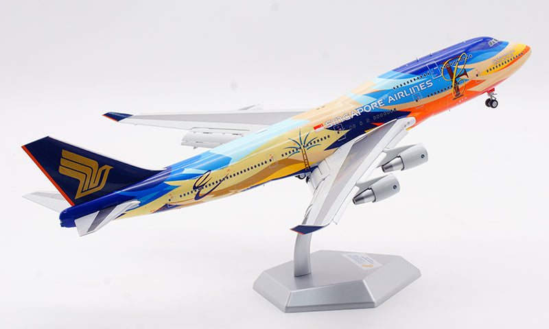 1:200 SQ Wings Singapore Airlines B747-400 9V-SPL Diecast Aircraft Model