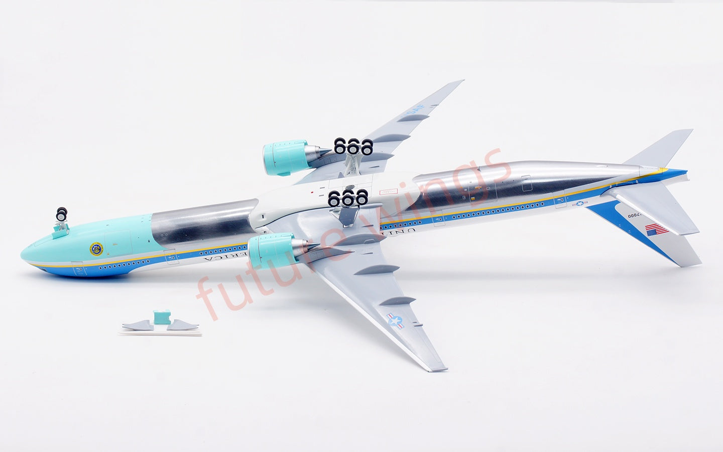 1:200 B-Models USAF B777-300 77000 "Air Force One"Aircraft Model With Stand