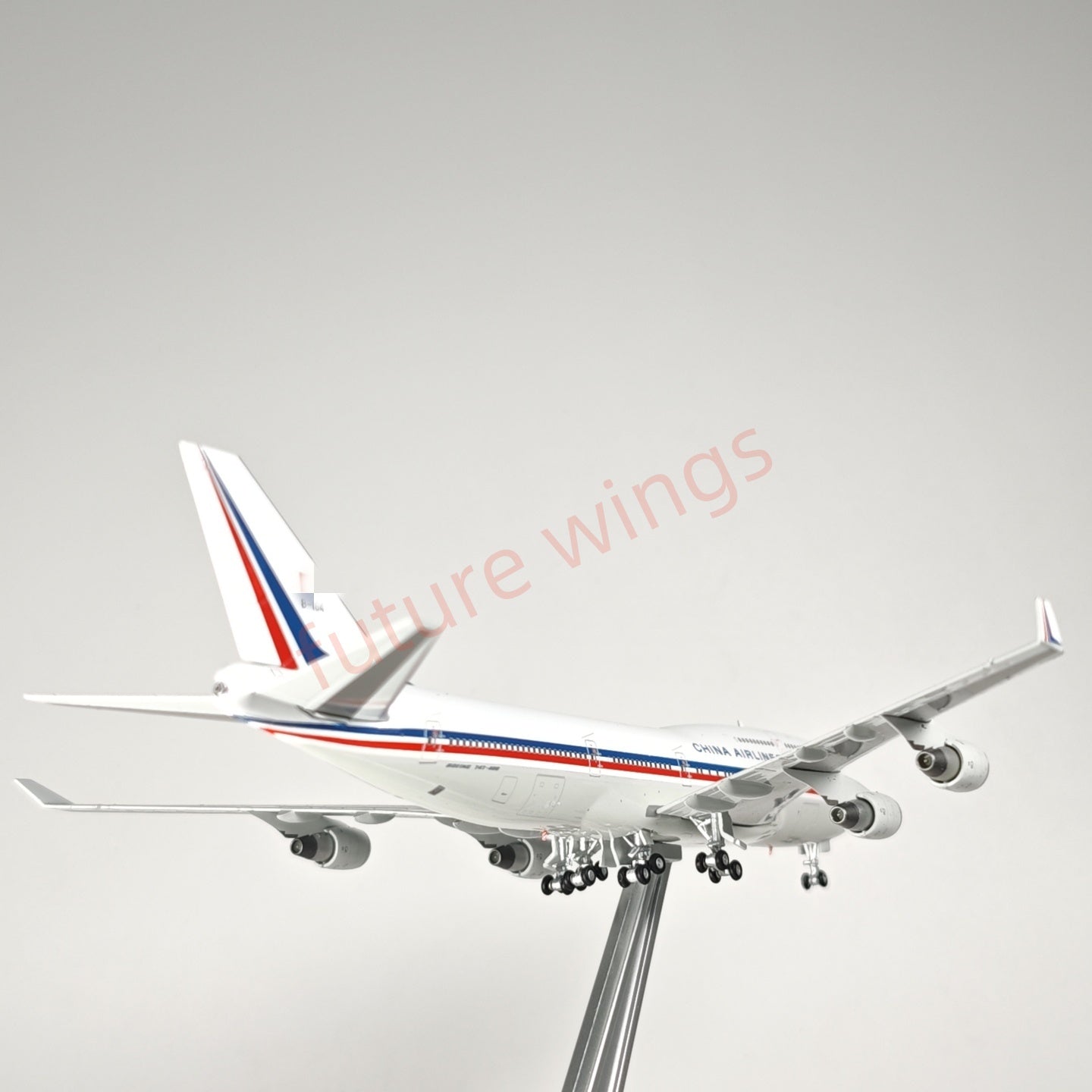 1:400 ALB ALB4CI164 China Airlines B747-409BDSF B-164 Aircraft Model+Free Tractor