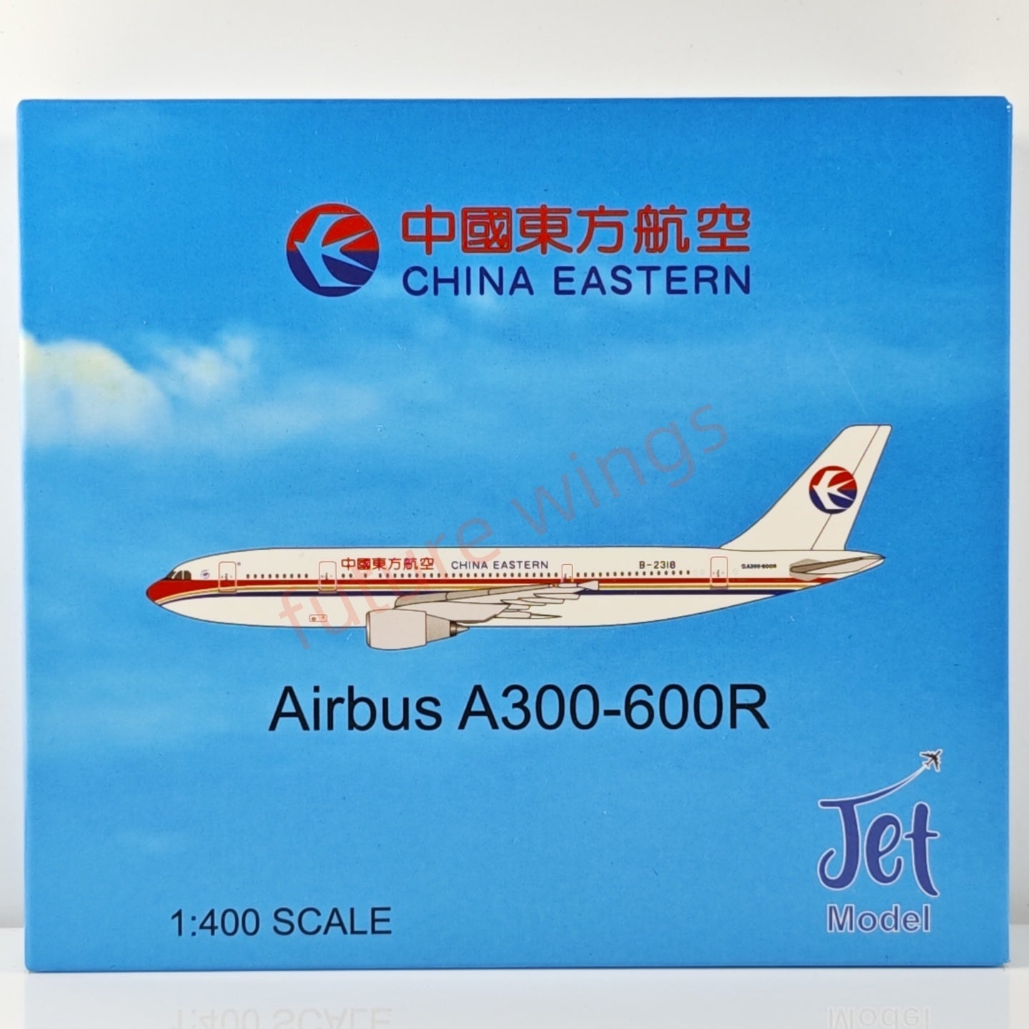 1:400 Jet Model China Eastern Airlines A300-600R B-2318 B-2330 Aircraft Model+Free Tractor