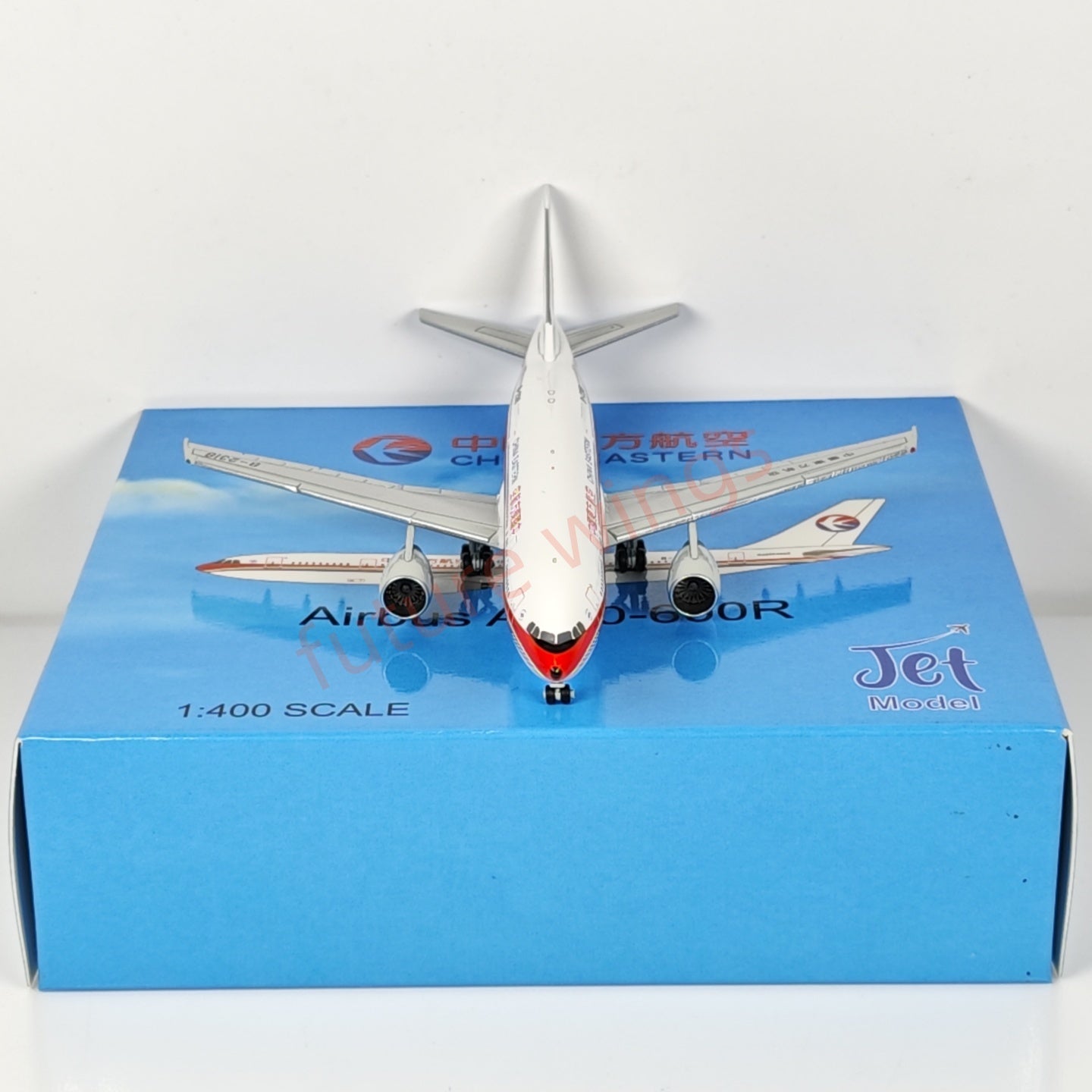 1:400 Jet Model China Eastern Airlines A300-600R B-2318 B-2330 Aircraft Model+Free Tractor