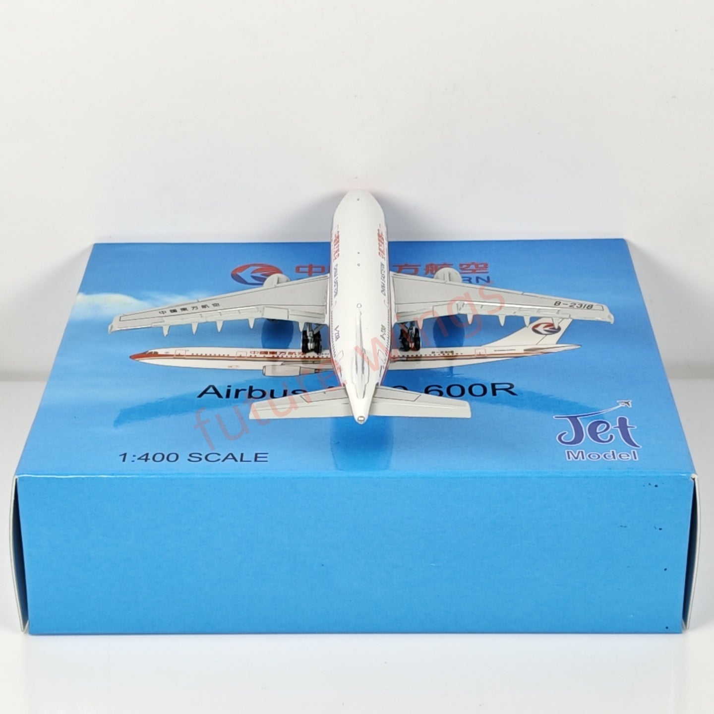 1:400 Jet Model China Eastern Airlines A300-600R B-2318 B-2330 Aircraft Model+Free Tractor