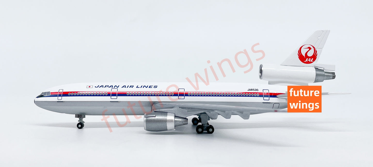 1:400 Jet Model Japan Airlines DC-10 JA8530 JA8532 Aircraft Model+Free Tractor
