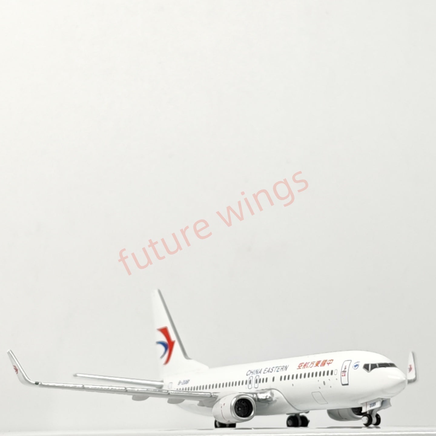 1:400 Jet Model China Eastern Airlines B737-800 B-208U B-208Y Aircraft Model+Free Tractor