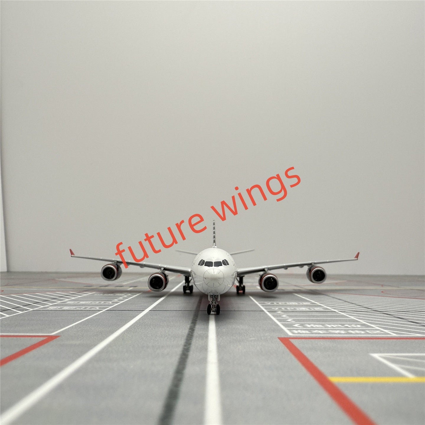 1:400 YY Wings Etihad Airways A340-600 A6-EHJ Aircraft Model+Free Tractor
