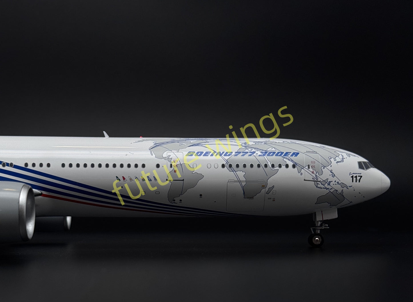 1:200 InFlight200* Boeing House Color B777-300ER N5017V Aircraft Model