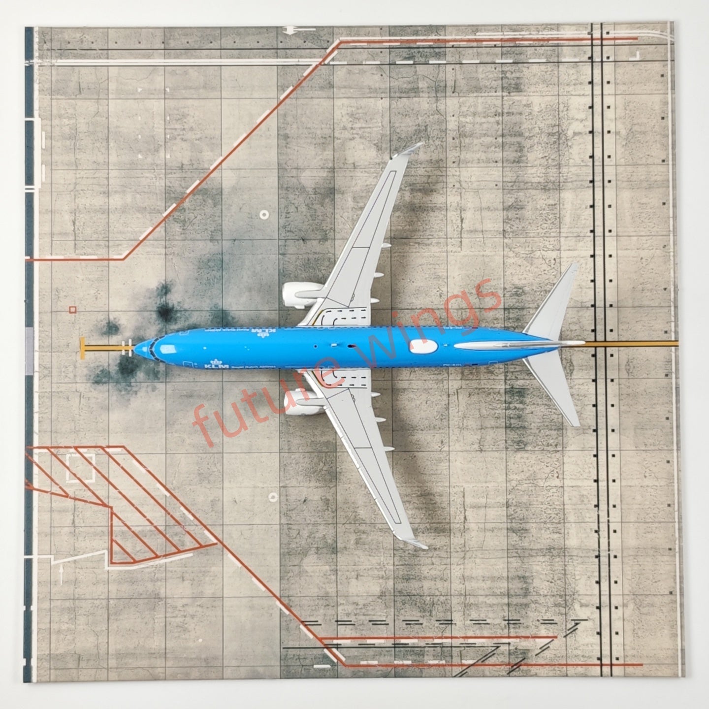 1:400 AeroPolaris KLM B737-800 PH-BCL Aircraft Model+Free Tractor