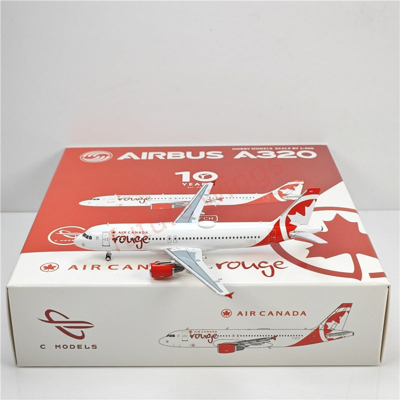 1:400 C model Air Canada A320 C-GFCH Aircraft Model+Free Tractor