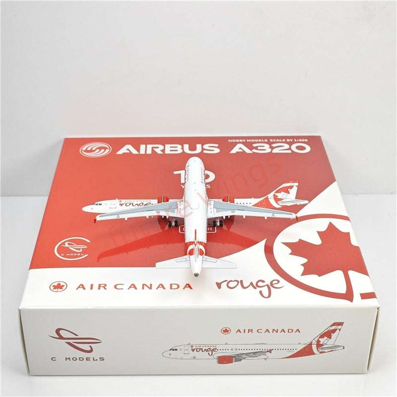 1:400 C model Air Canada A320 C-GFCH Aircraft Model+Free Tractor