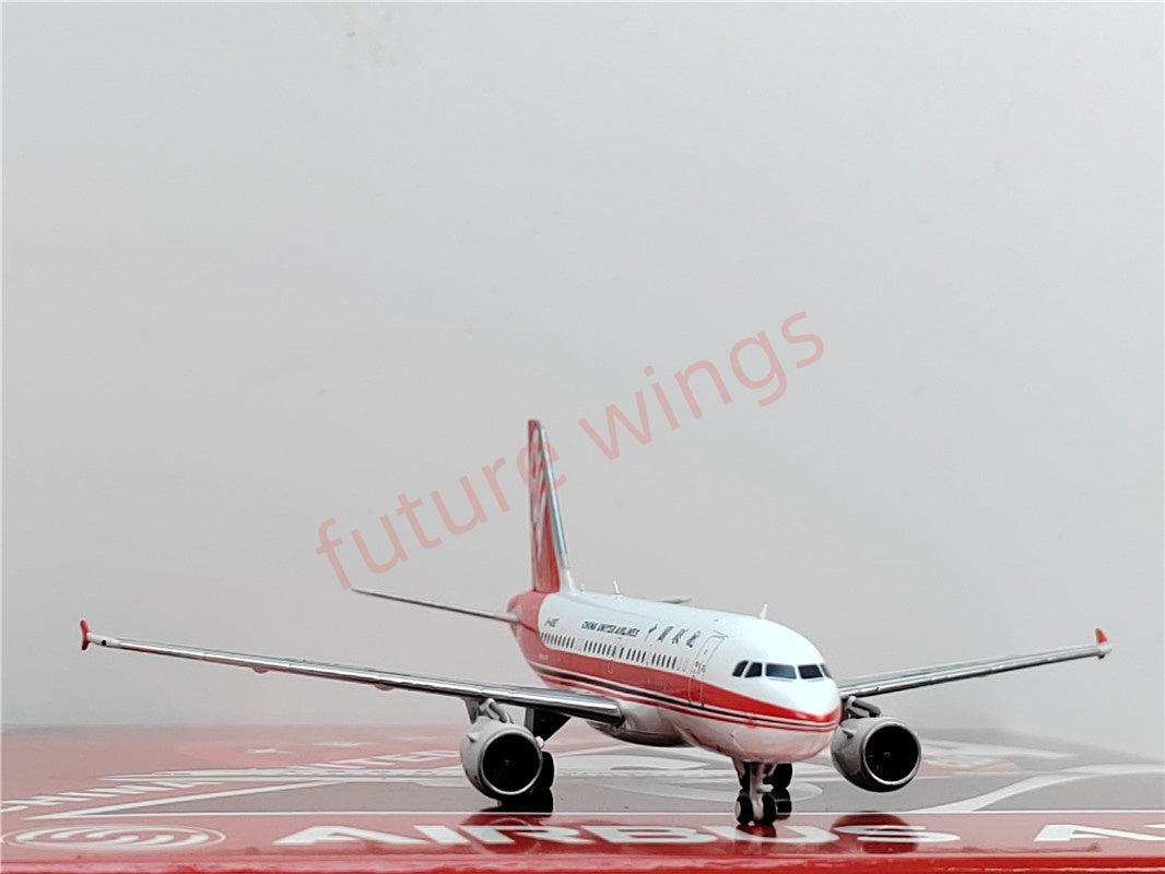 1:400 C model China United Airlines A319 B-4090 B-4091 B-4092 Aircraft Model+Free Tractor