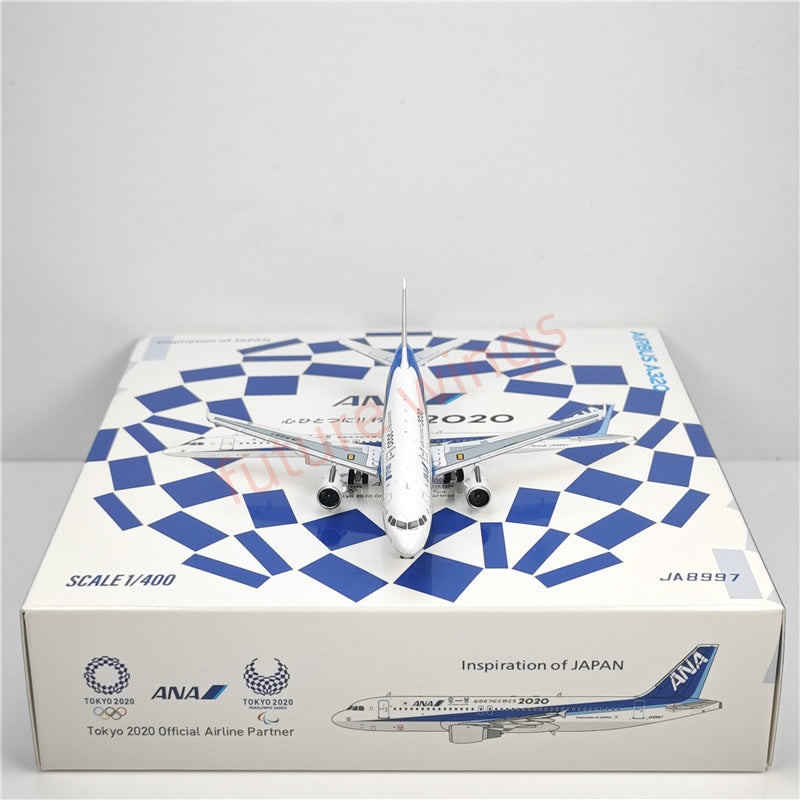 1:400 C model ANA A320 JA01VA JA8997 Aircraft Model+Free Tractor