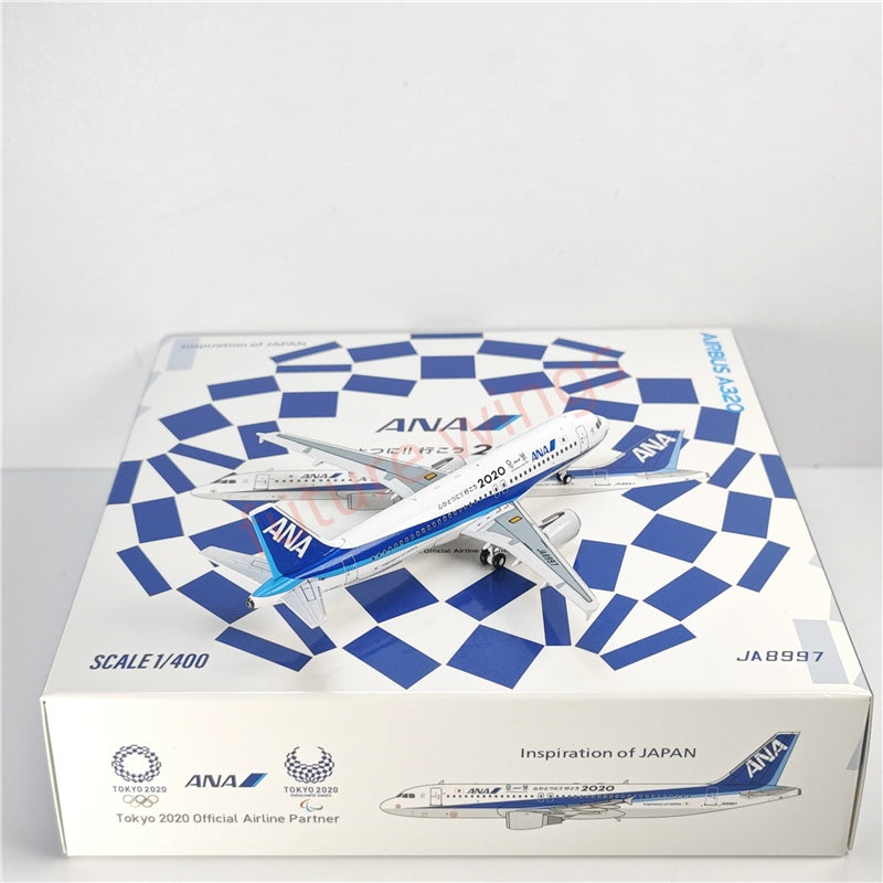 1:400 C model ANA A320 JA01VA JA8997 Aircraft Model+Free Tractor