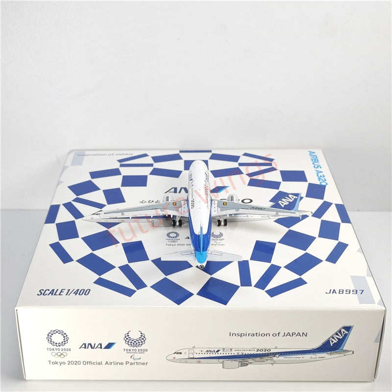 1:400 C model ANA A320 JA01VA JA8997 Aircraft Model+Free Tractor