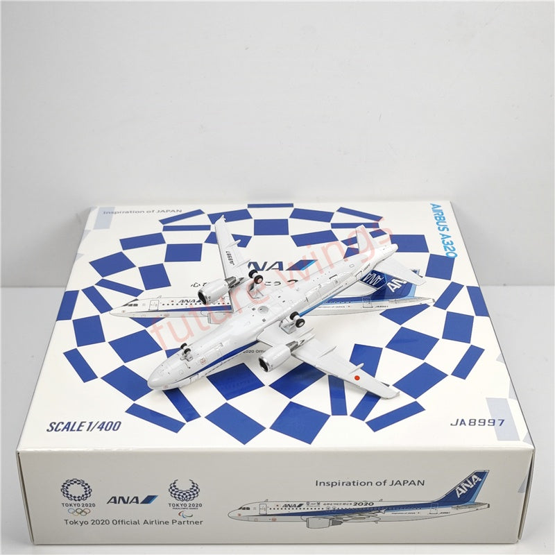 1:400 C model ANA A320 JA01VA JA8997 Aircraft Model+Free Tractor