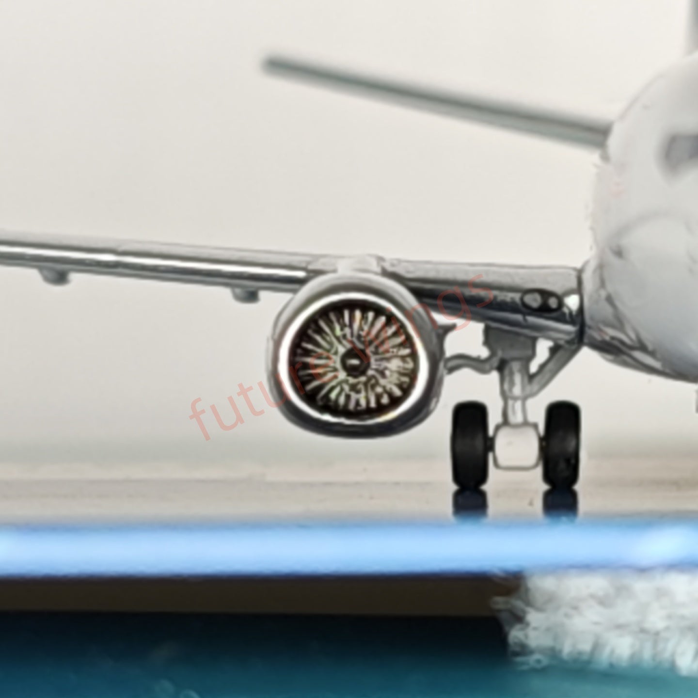 1:400 AeroPolaris China Eastern Airlines B737-800 B-1981 "SKYTEAM"Aircraft Model+Free Tractor