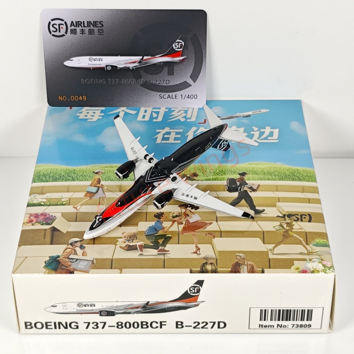 1:400 Geministar SF Express Airlines B737-800F B-227D Aircraft